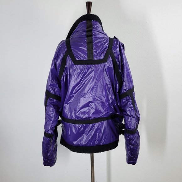 FREE PEOPLE MOVEMENT Vagabond Fleece Bomber jacket Sz M NEW - Picture 10 of 14